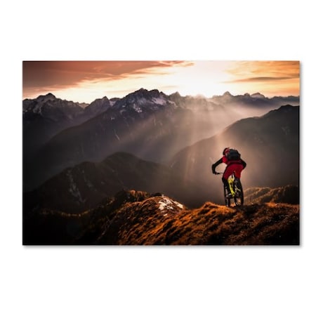 Trademark Fine Art Sandi Bertoncelj 'Just Ride' Canvas Art, 16x24 1X00547-C1624GG